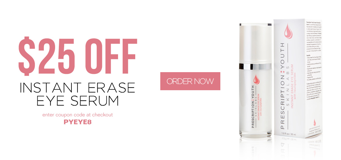 $25 OFF Instant Erase Eye Serum